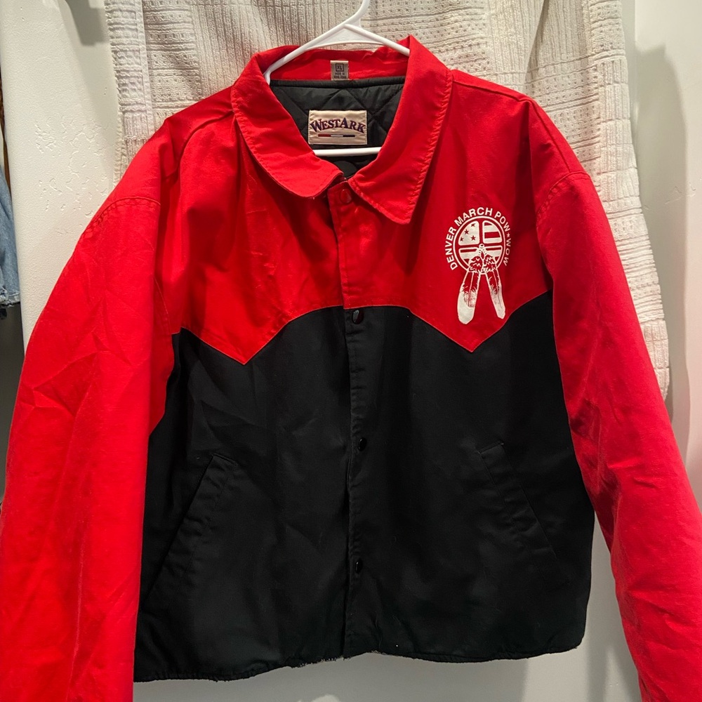 Anestar Red and Black Men's Jacket